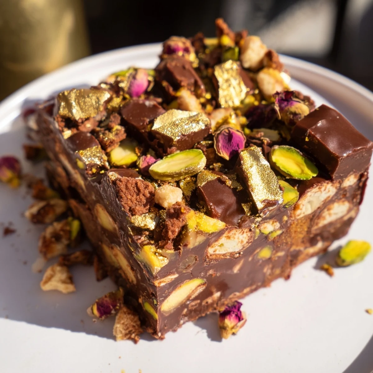 Indulge in rich chocolate bar inspired creations, layered with spiced date caramel.