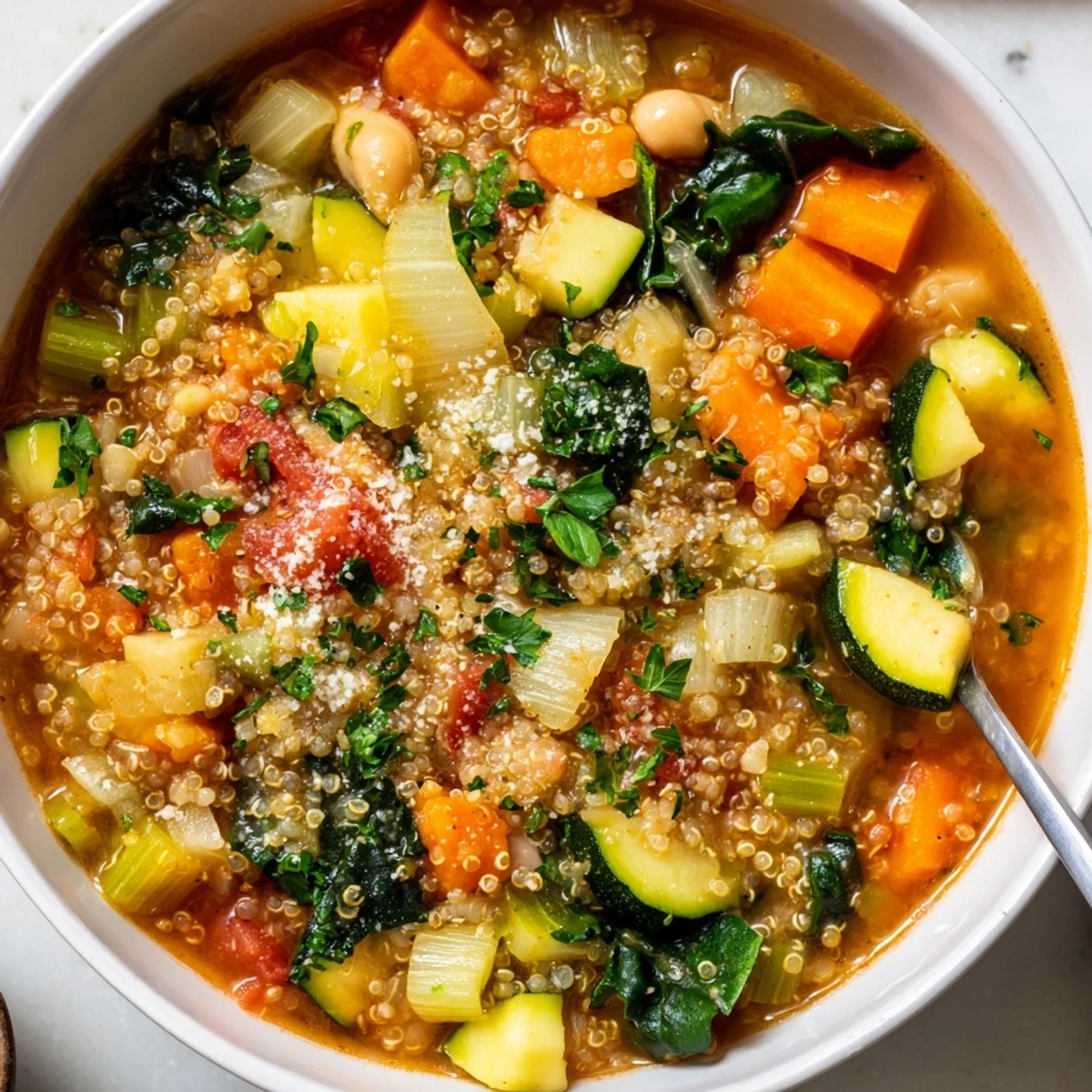Minestrone Quinoa Winter Greens