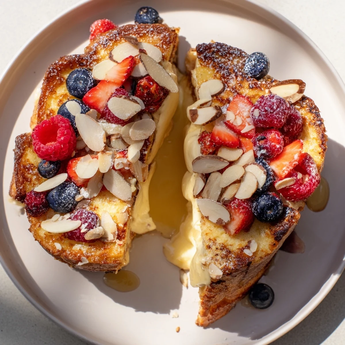 Crispy-edged Custard Toast, baked to perfection, is ideal for a sweet and easy weekend treat.