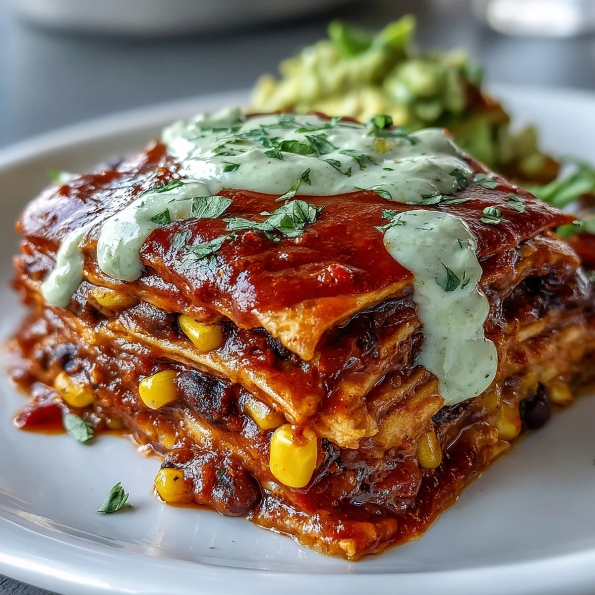 Vegan Black Bean Enchilada