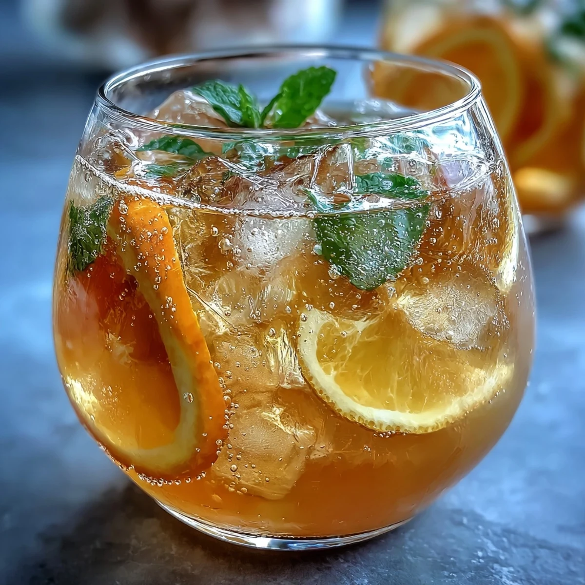 A vibrant pitcher of sparkling citrus punch with orange and lemon slices, perfect for summer parties and refreshing gatherings.