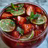 Strawberry Daiquiri Punch Bowl
