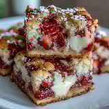 Strawberry Cookie Bars White Chocolate