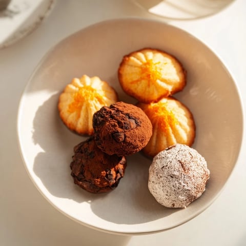 A glamorous platter of Mignardises Bonne Année 2026, offering diverse French desserts for the New Year.
