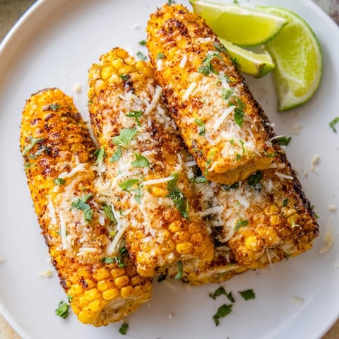 Golden cheesy corn ribs, fresh from the oven, ready to be sprinkled with cilantro and served.