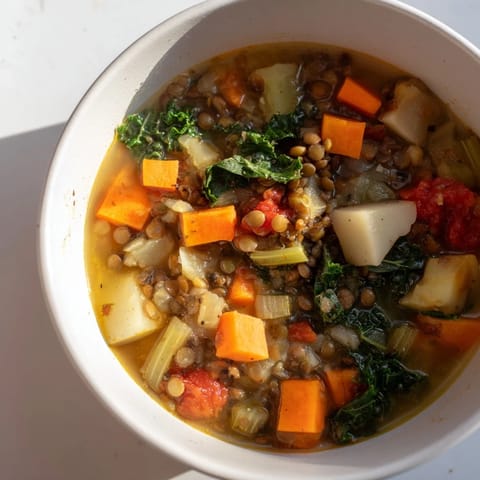 Winter Vegetable Lentil Soup #180