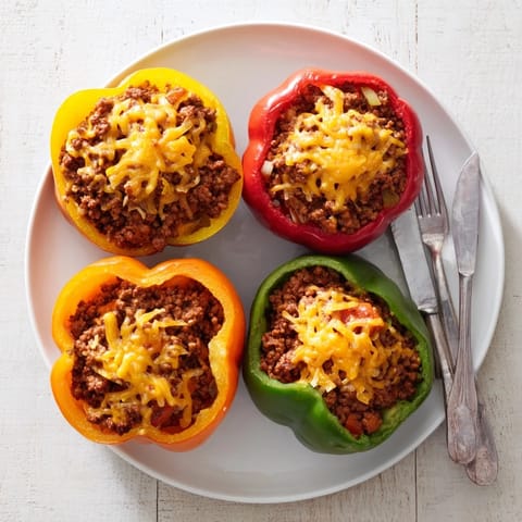 Sloppy Joe Stuffed Peppers #228