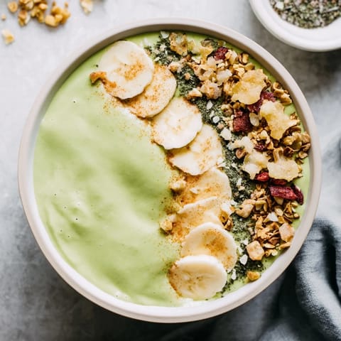 Gingerbread Matcha Breakfast Bowl #266