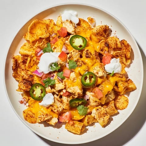 Crispy Pasta Chip Nachos #373