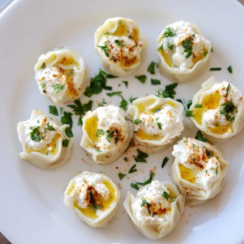 Turkish Cheesy Bite-Sized Dumplings #436