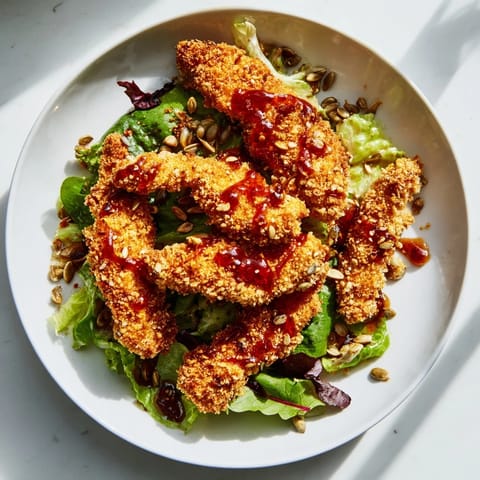 Crispy Hot Honey Chicken Salad #467
