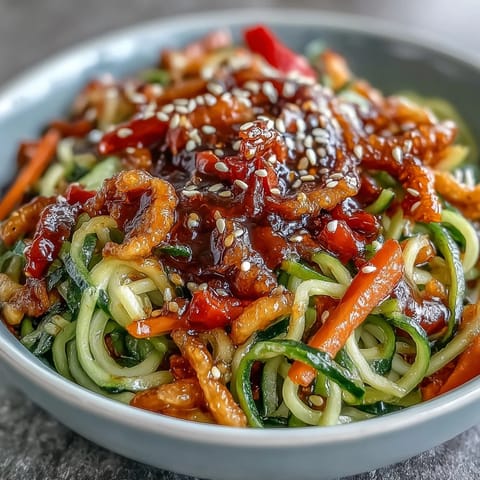 Chili Crisp Cucumber Noodles