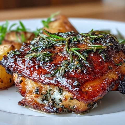 Herb Roasted Chicken Thighs