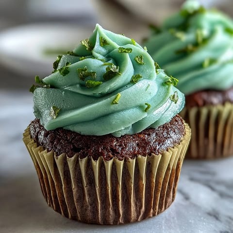 St Pattys Green Velvet Cupcakes #634