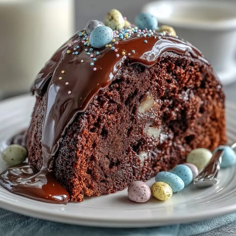 Festive pastel chocolate bark with Cadbury eggs, perfect for Easter celebrations.