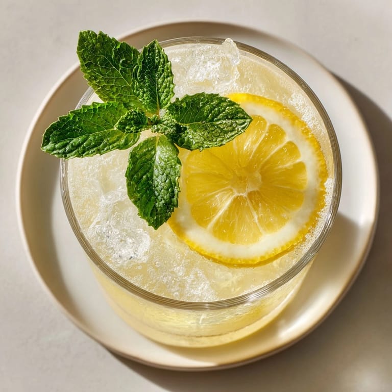 Condensed milk lemonade with a frothy top, perfect for summer parties or backyard relaxing.