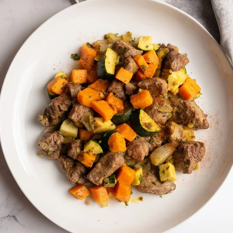 Warm Sweet Lamb Platter for Baby, a simple, delicious meal lightly seasoned, perfect for baby's party.