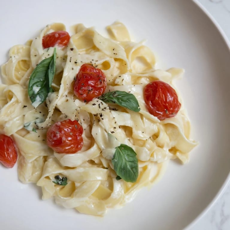 Close-up of bubbling Baked Brie Pasta Sauce, highlighting the creamy texture and sweet tomato flavors.